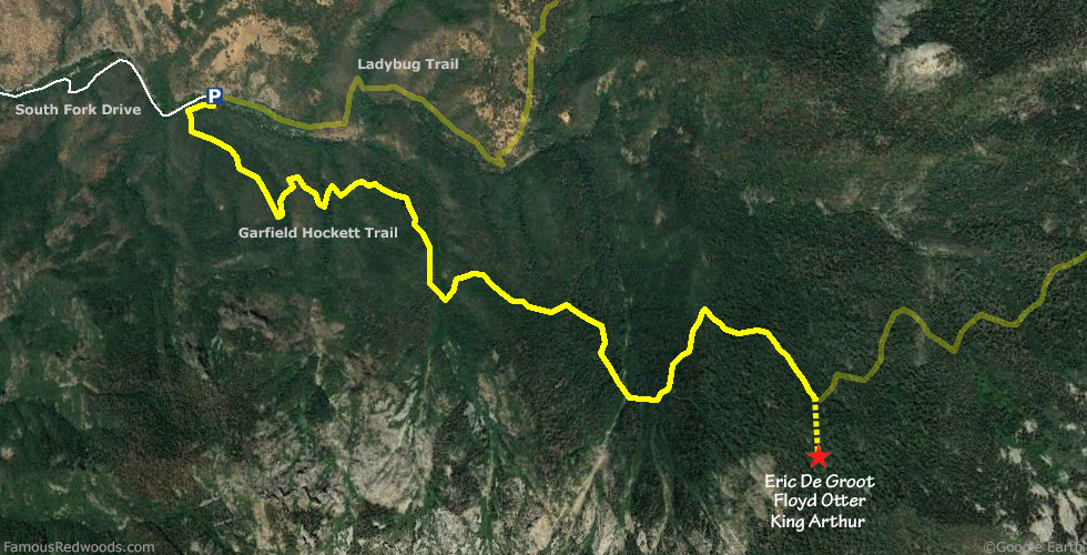 Floyd Otter Tree Hike Map