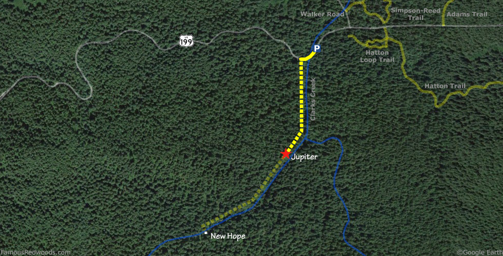 Jupiter Tree Hike Map